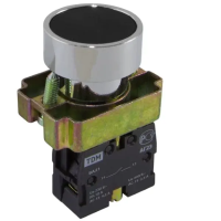 Кнопка SB2-BА21 с возвратом, 1НО, d22 мм, черная, IP40 TDM