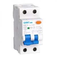 Диф. автомат NB1L 1P+N C16 30mA тип A 6kA (36mm) (R) CHINT