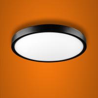 Cветильник светодиодный потолочныйPNT-101 18W черный iSvet