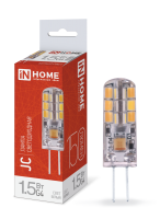 Лампа светодиодная LED-JC 1.5Вт 12В G4 4000К 150Лм IN HOME