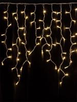 Гирлянда светодиодная "Бахрома" 2х1 м, 152LED, 3000К,  мерц-е, посл. подкл, IP44, 250 В, TDM