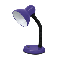 Светильник настольный под лампу СНО-02Ф на основании 60Вт E27 фиолетовый (мягкая упаковка) IN HOME