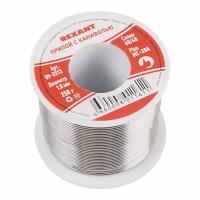 Припой с канифолью, 250 г, Ø1.0 мм, (Sn60, Pb40, Flux 2.2 %) REXANT 