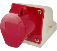 Розетка 124 стационарная 3Р+РЕ 32А 380В IP44 TDM