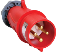 Вилка переносная ССИ-024 32А-6ч/380-415В 3P+PE IP44 MAGNUM IEK