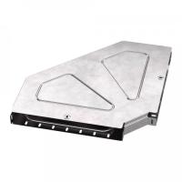 Угол горизонтальный 90 градусов с крышкой Стандарт 400х50 Промрукав