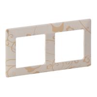 Legrand Valena LIFE Ампир бежевый Рамка 2-ая