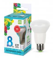 Лампа светодиодная LED-R63-standard 8Вт 230В Е27 4000К 720Лм ASD