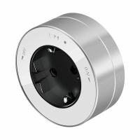 MultiTrack Белый Розетка 2К+З круглая 16А/250В 