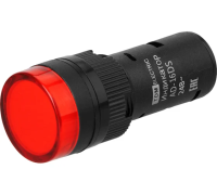 Лампа AD-16DS(LED)матрица d16мм красный 24В AC/DC TDM