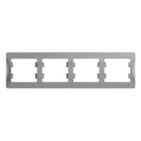 GLOSSA Алюминий Рамка 4-ая, горизонтальная