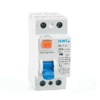 УЗО NL1-63 2P 25А 30мА 6кА тип AC (DB) (R) CHINT