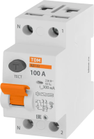 УЗО ВД1-63 2P 100А 300мА TDM