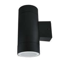 Светильник уличный двухсторонний ЦИЛИНДР-2П-GX53 пластик под лампу 2хGX53 230B черный IP65 IN HOME