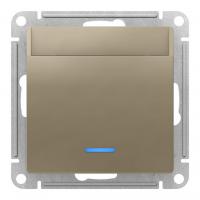 AtlasDesign Шампань Выключатель карточный 10А, без задержки времени, механизм,