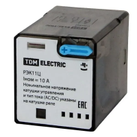 Реле РЭК11Ц/3 10А  12В DC (без разъема Р11Ц арт. SQ1503-0041) TDM
