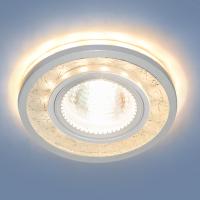 ТОЧЕЧНЫЙ СВЕТ - 7020 MR16 WH/SL белый/серебро