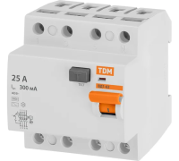 УЗО ВД1-63 4P 25А 300мА TDM