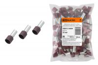 Наконечник-гильза Е35-16 35мм2 с изолированным фланцем (100шт) TDM	