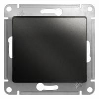 GLOSSA Антрацит Нажимная кнопка, сх.1, 10АХ, механизм