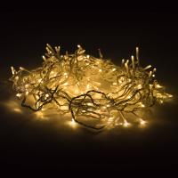 Гирлянда бытовая электрическая бахрома - 100-102 теплый белый