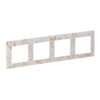 Legrand Valena LIFE Ампир белый Рамка 4-ая