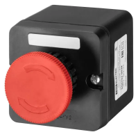 Пост кнопочный ПКЕ 222-1 У2, красный гриб с фиксацией, IP54 TDM