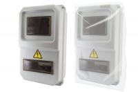 Щит учетно-распределительный ЩУРН-П-1ф-8 (383х234х119) пластик IP54 TDM