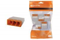 Строительно-монтажная клемма КБМ-2273-233 (2,5мм2) с пастой (5шт/уп) TDM