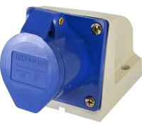 Розетка 123 стационарная 2Р+РЕ 32А 220В IP44 TDM