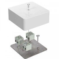 Коробка огнестойкая для кабель-канала Е15-Е120 RAL9003 75х75х30 (87 шт/кор) FR1.5-6 Промрукав