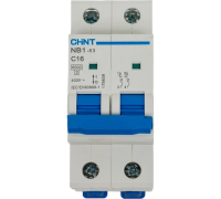Авт. выкл. NB1-63 2P 16A 6кА х-ка C (R) CHINT