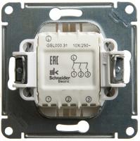 GLOSSA Перламутр Выключатель 3-клавишный сх.3,10АХ