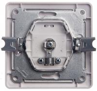 GLOSSA Бел Розетка TV проходная 4DB, механизм