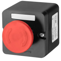 Пост кнопочный ПКЕ 212-1 У3, красный гриб с фиксацией, IP40 TDM