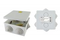 Коробка уравнивания потенциалов (КУП) ОП 85х85х40мм, шина 6х9, 8 групп, IP44, инд. штрихкод, TDM