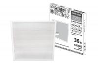 Светодиодная панель ЛП 03 595х595 Призма 19 мм  3000 лм 36 Вт 6500 К бел, Народная TDM