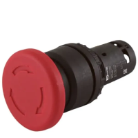 Кнопка грибовидная SB7-CCS545 с фиксацией, возврат поворотом, 1НО+1НЗ, d35 мм, красная, IP40 TDM