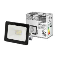 Прожектор светодиодный СДО-04-010Н 10 Вт, 3000 К, IP65, серый, Народный