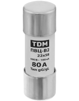 Плавкая вставка ПВЦ-В2 22х58 80А TDM