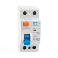УЗО NL1-63 2P 40А 100мА 6кА тип AC (DB) (R) CHINT