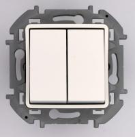 Legrand INSPIRIA Белый Переключатель 2-кл.10AX 250В