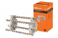 Распределительный блок на DIN-рейку РБ-400 4П 400А (4 шины 10xM6+1хM8) TDM