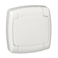 Рондо IP44 С/У  Розетка с заземлением со шторками 16А, 250В