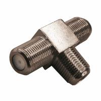 Переход соеденитель х3 гнезда F (F-тройник) REXANT