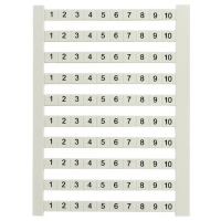 Маркеры для ЗНИ с нумерацией № 1-10 (100 шт) TDM