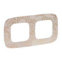 Legrand Valena ALLURE Нарцисс золото Рамка 2-ая