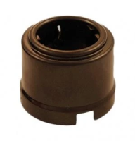 BIRONI Коричневый Лизетта Керамика Розетка с/з