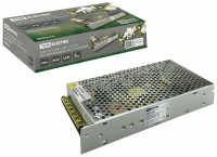 Блок питания 250Вт-12В-IP20 для светодиодных лент и модулей, металл, узкий, TDM