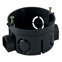 Установочная коробка СП D65х40мм, саморезы, стыковочные узлы, IP20,TDM